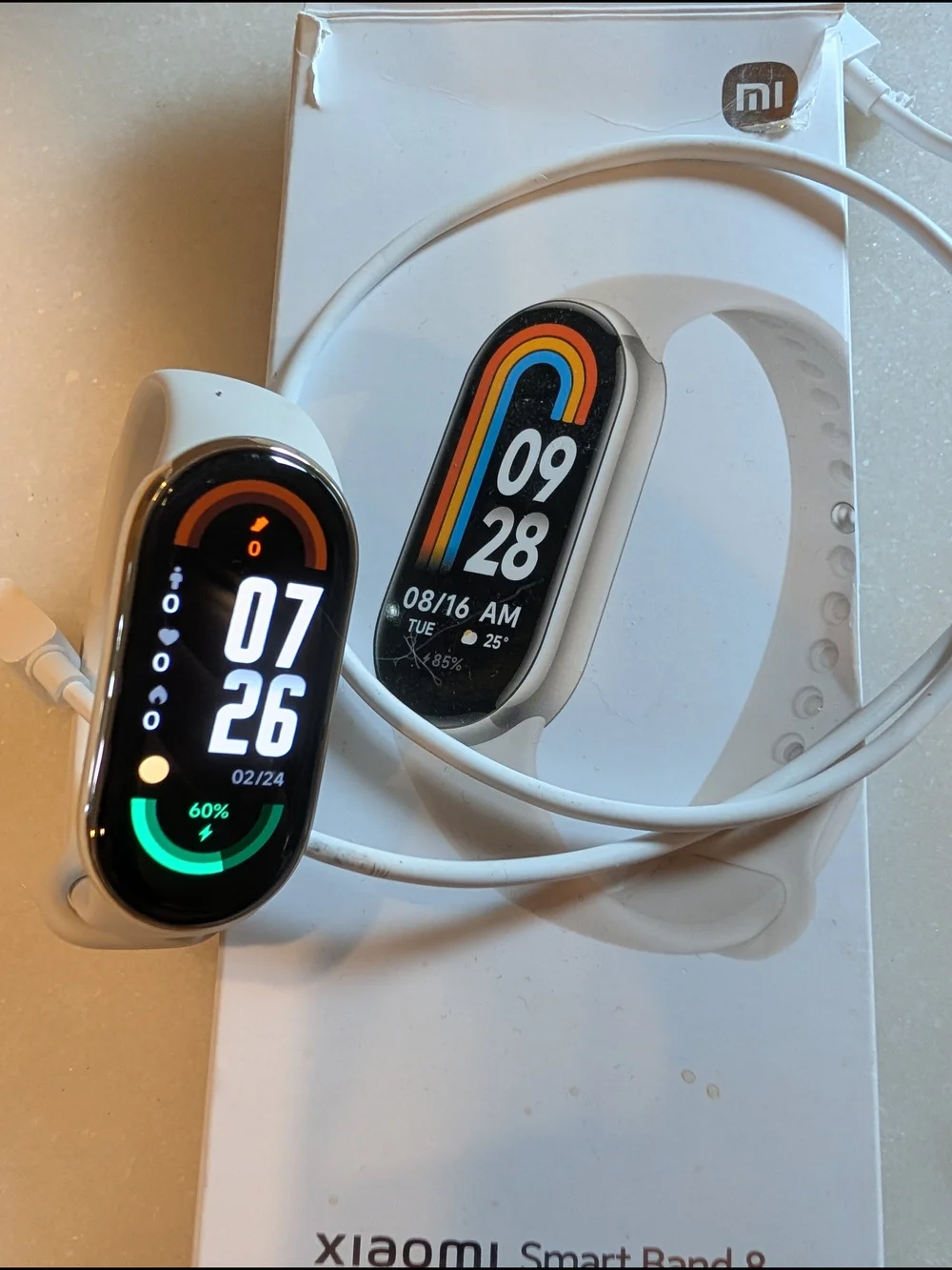 Xiaomi Smart Band 8 Fitness Tracker - White